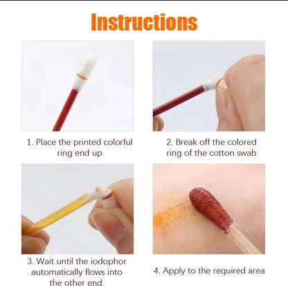 Disposable Disinfected Lodine Swab 50 Piece