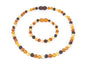 Maximum strength baroque beads raw amber teething & colic set